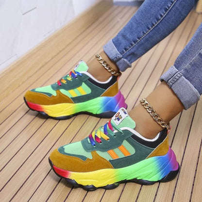 Hilde | Lightweight Cushioned Lace-Up Sneakers