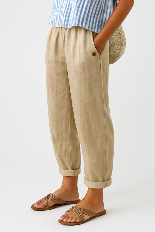 Della | Cuffed Straight Leg Pants
