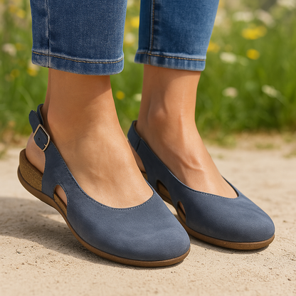 Clémence | Buckled Slingback Flats