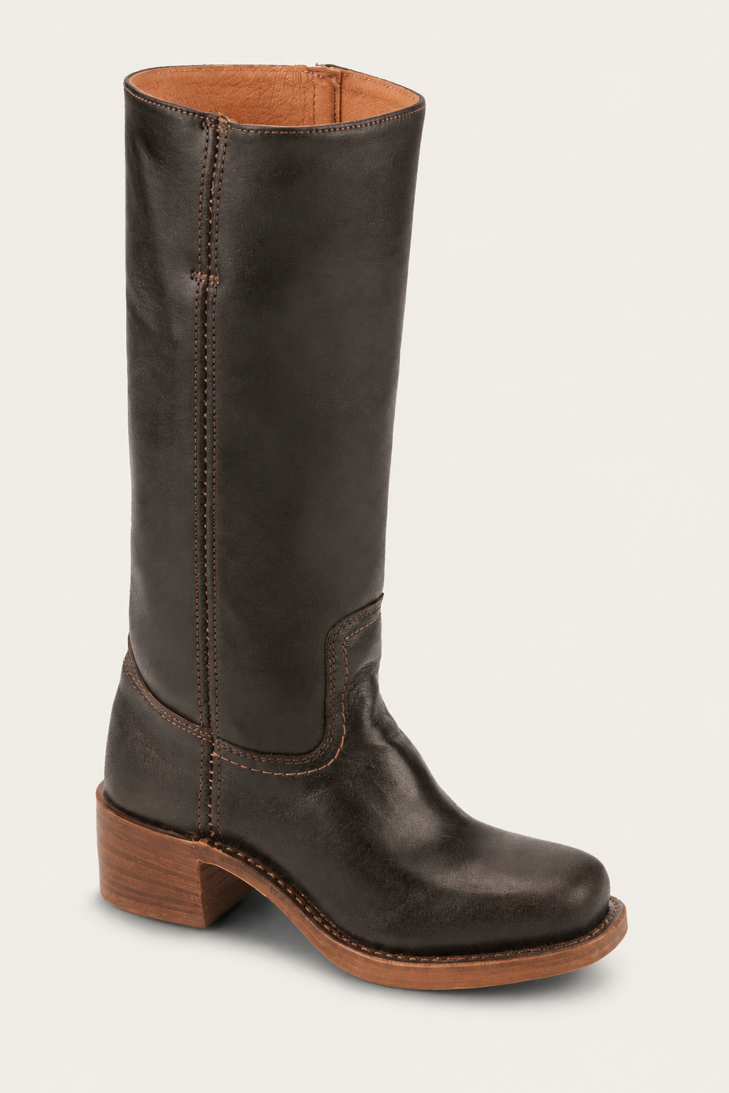 Rowena | Slim-Fit Structured Knee-High Boots