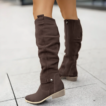 Tsjits | Slouchy Knee-High Riding Boots