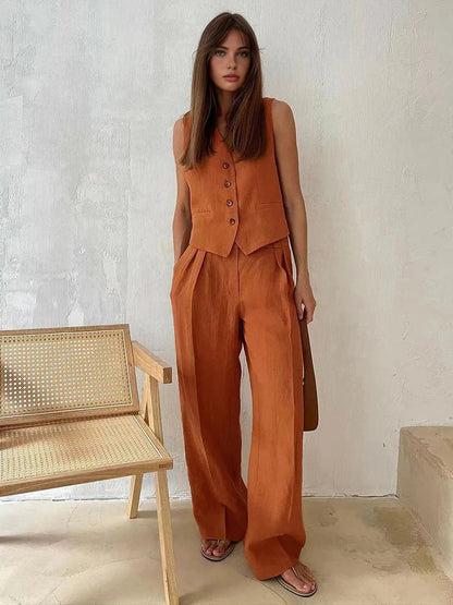 Riley | Tailored Vest Two-Piece Set