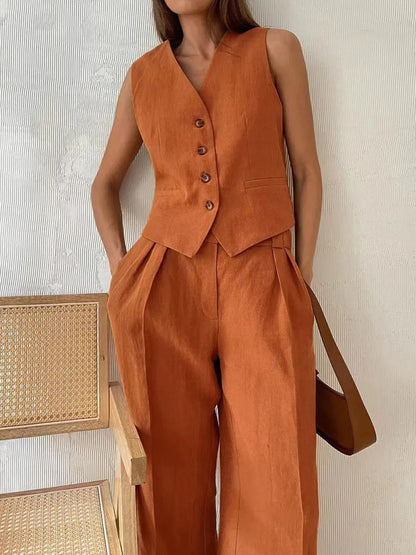 Riley | Tailored Vest Two-Piece Set
