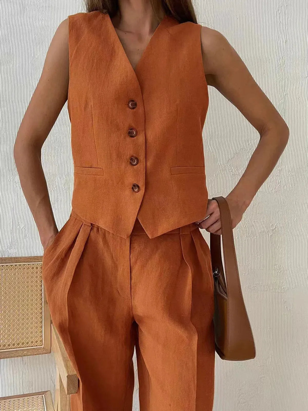 Riley | Tailored Vest Two-Piece Set