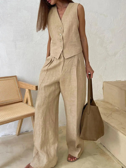 Riley | Tailored Vest Two-Piece Set