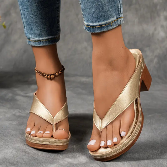 Sabine | Slip-On Heeled Sandals