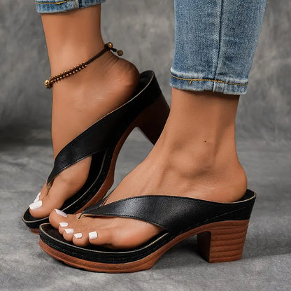 Sabine | Slip-On Heeled Sandals