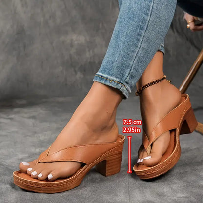 Sabine | Slip-On Heeled Sandals