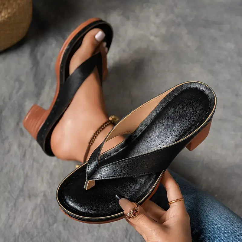 Sabine | Slip-On Heeled Sandals