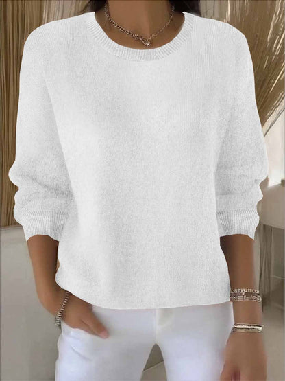 Soft everyday sweater shown from the front