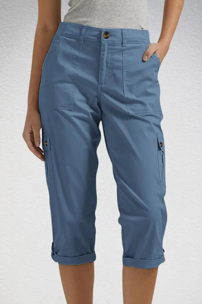 Perrine | Cropped Cargo Trousers