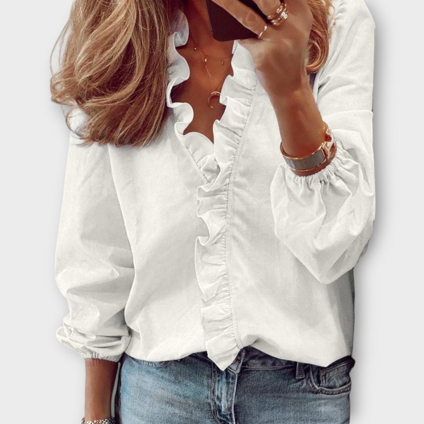 Isadora | Ruffle Summer Blouse