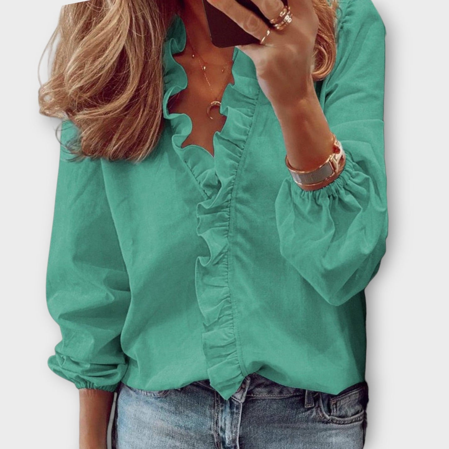 Isadora | Ruffle Summer Blouse
