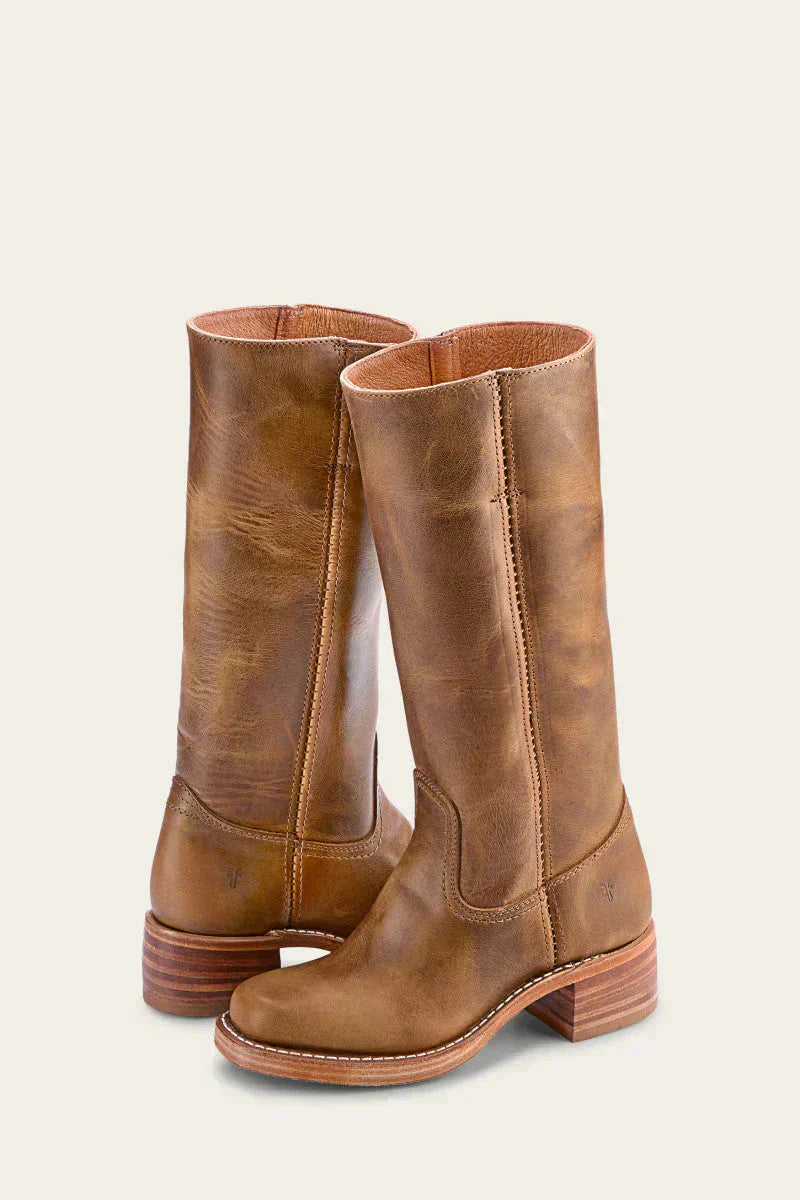 Rowena | Slim-Fit Structured Knee-High Boots