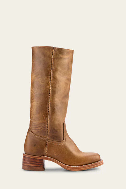 Rowena | Slim-Fit Structured Knee-High Boots