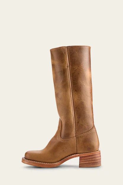 Rowena | Slim-Fit Structured Knee-High Boots