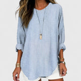 Cressida | Striped Crew Neck Blouse