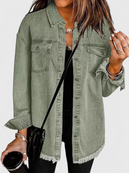 Novalyssa | Relaxed Oversized Denim Jacket