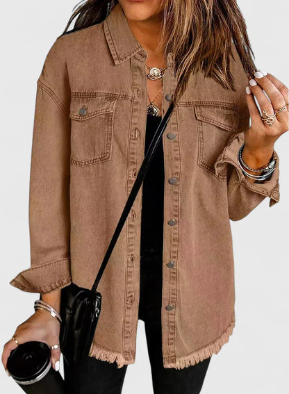 Novalyssa | Relaxed Oversized Denim Jacket