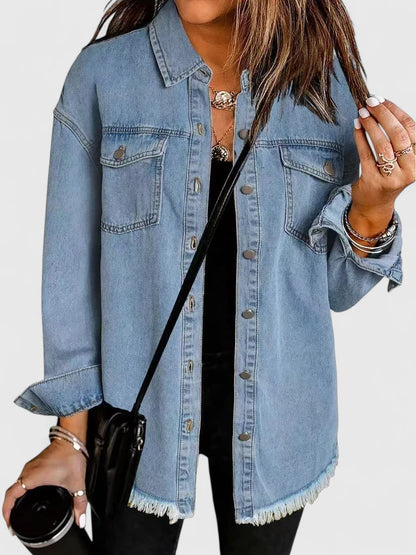 Novalyssa | Relaxed Oversized Denim Jacket