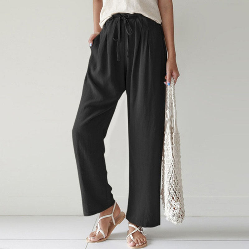 Vara - Relaxed Drawstring Pants