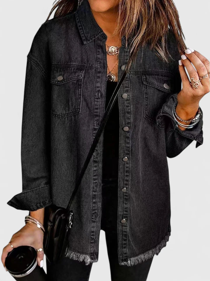 Novalyssa | Relaxed Oversized Denim Jacket