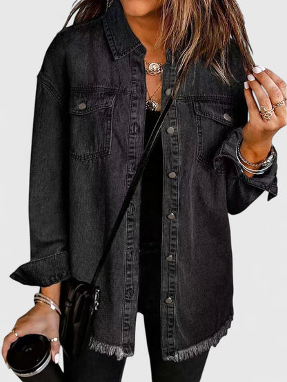 Novalyssa | Relaxed Oversized Denim Jacket