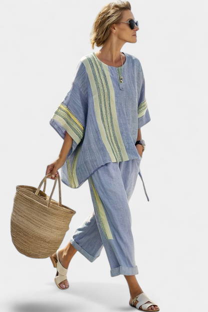 Elowen | Striped Trouser Set