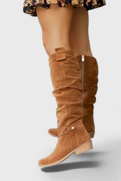 Estienne | Retro Cushioned Tall Boots