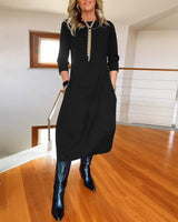 Roosmarijn | Tailored Smoothing Autumn Dress