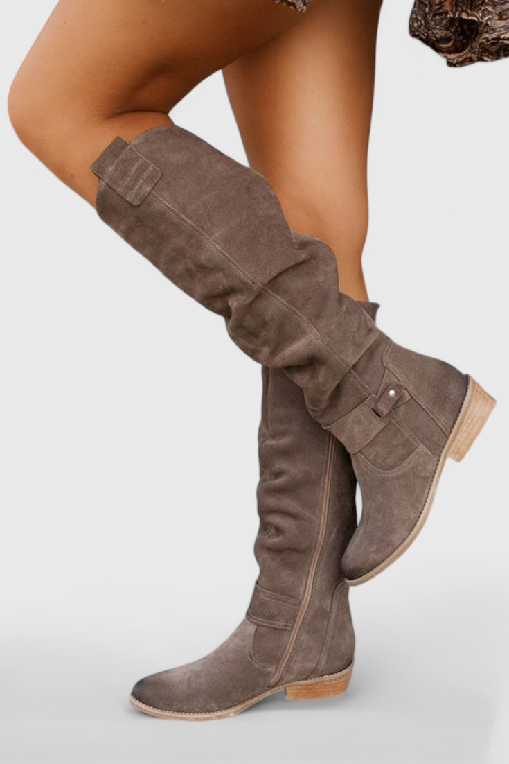 Estienne | Retro Cushioned Tall Boots