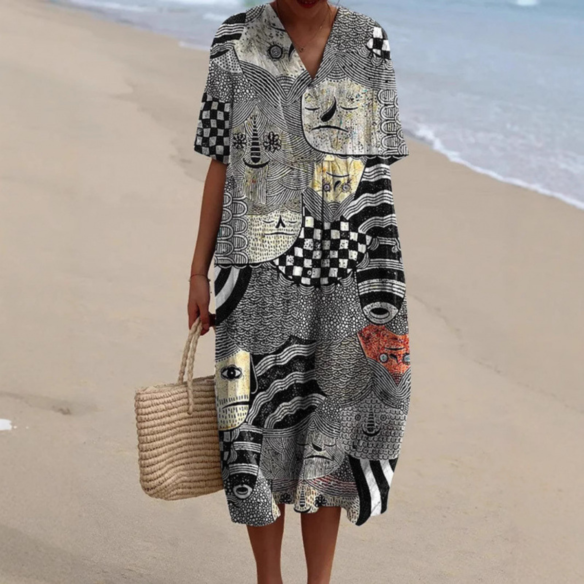 Yindi | Artistic Summer Dress