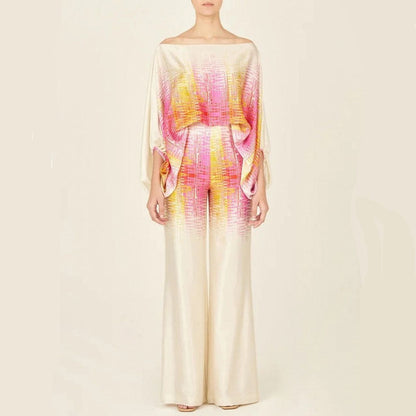 Solene | Printed Off-Shoulder Set