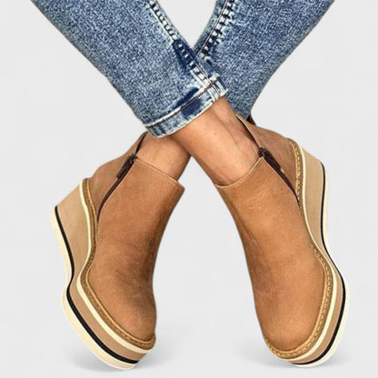 Waterproof ankle boots shown in a second colourway