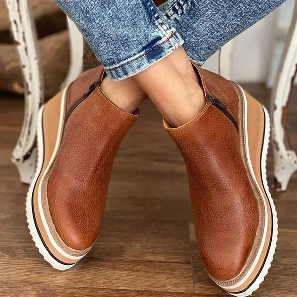 Lavinia | Waterproof Side-Zip Ankle Boots