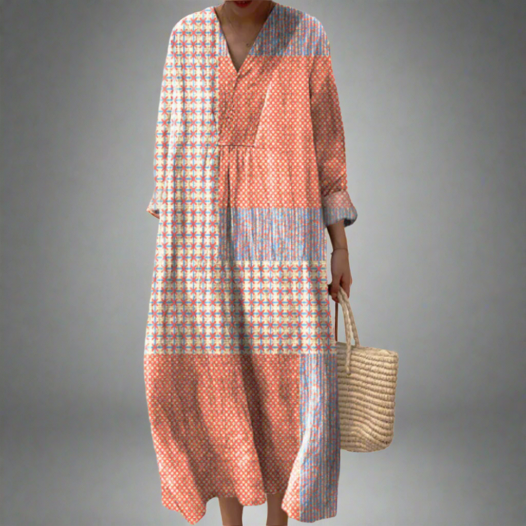 Bethany - Elegant Geometric Dress