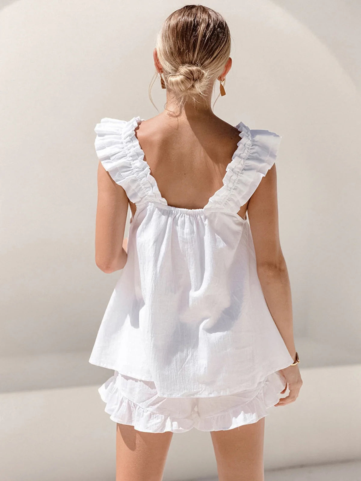 Mila | Ruffle Shorts Set