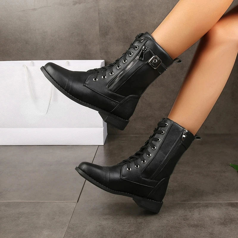 Pull-on boots shown in a second colourway