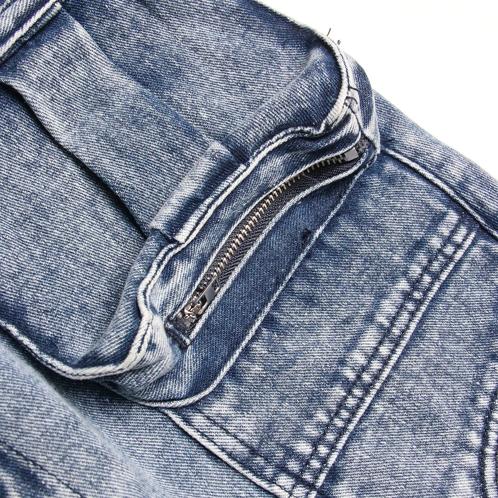 Sierra | Cargo Denim Skirt with Pockets