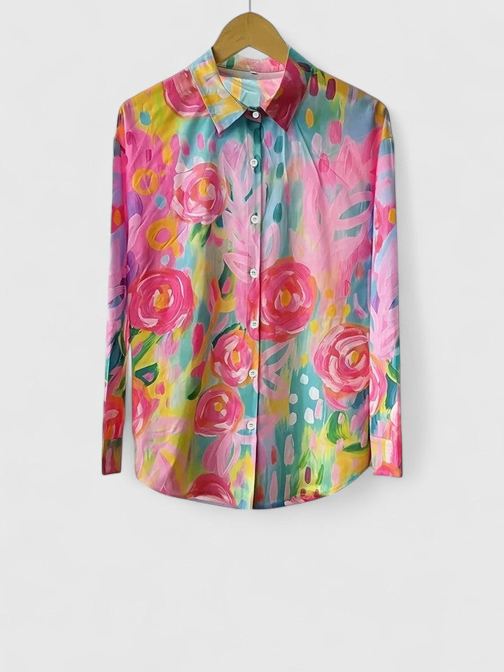 Anica | Colourful Print Blouse