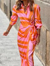 Vera | Colourful Midi Summer Dress