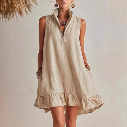 Kendall | Ruffle Hem Mini Dress