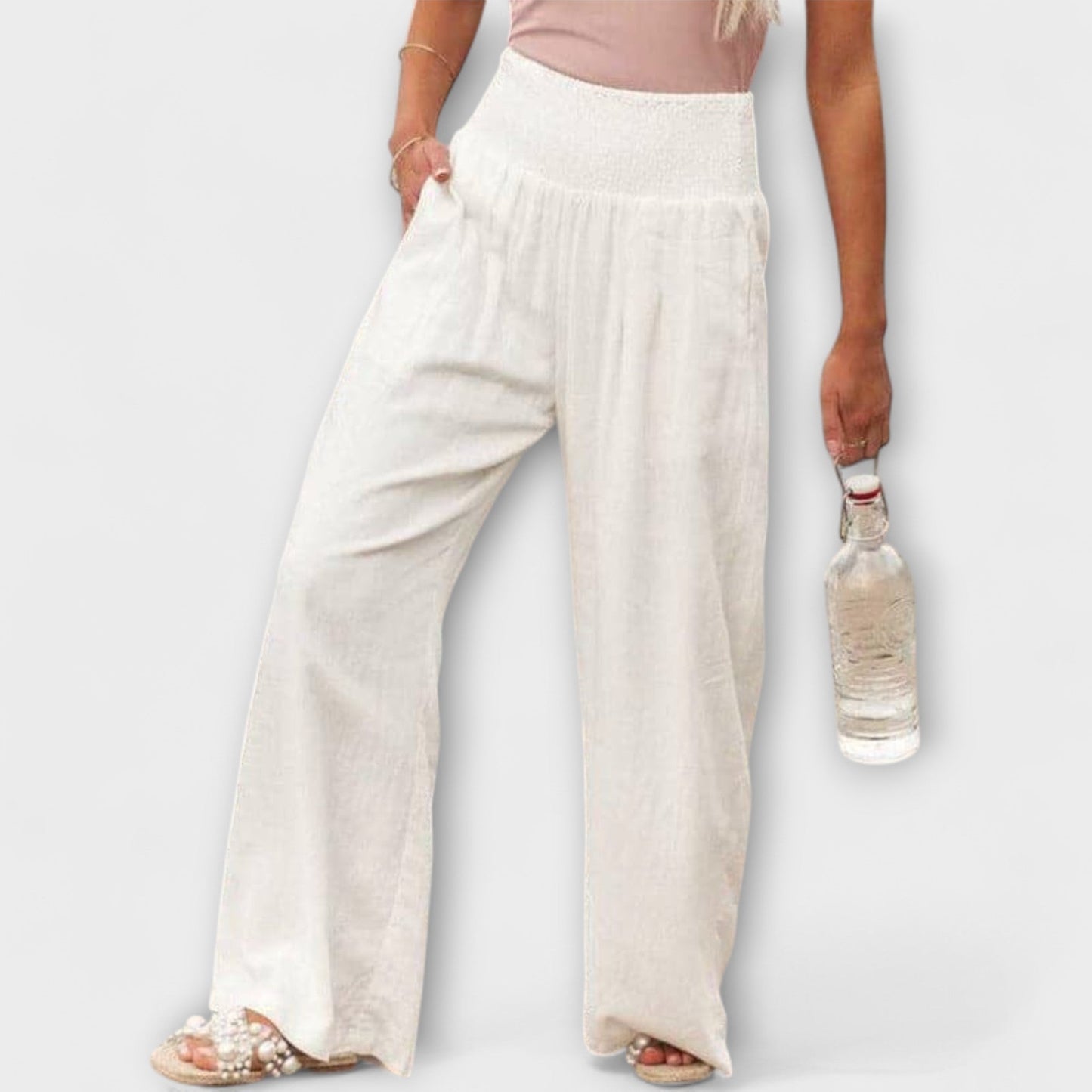 Margaux | Mid-Rise Wide Leg Pants