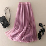 Morgan | High-Waisted Pleated Skirt