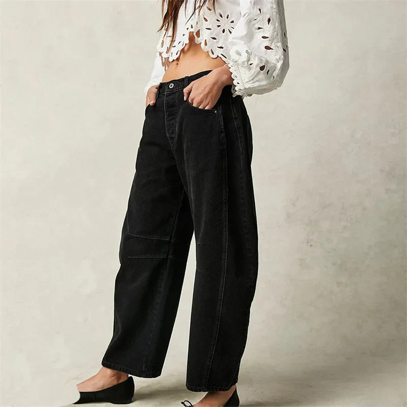 Saskia | Relaxed Wide Leg Jeans