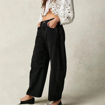 Saskia | Relaxed Wide Leg Jeans
