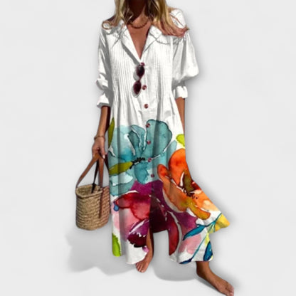 Livia | Floral Vacation Maxi Dress