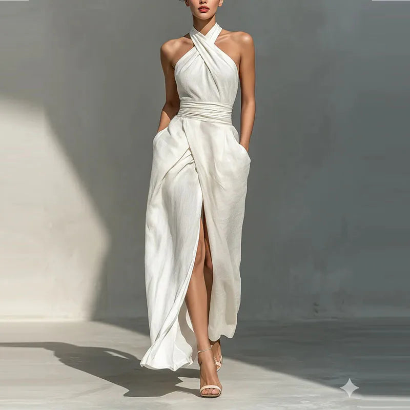 Tulietta | Cross-Halter Maxi Dress
