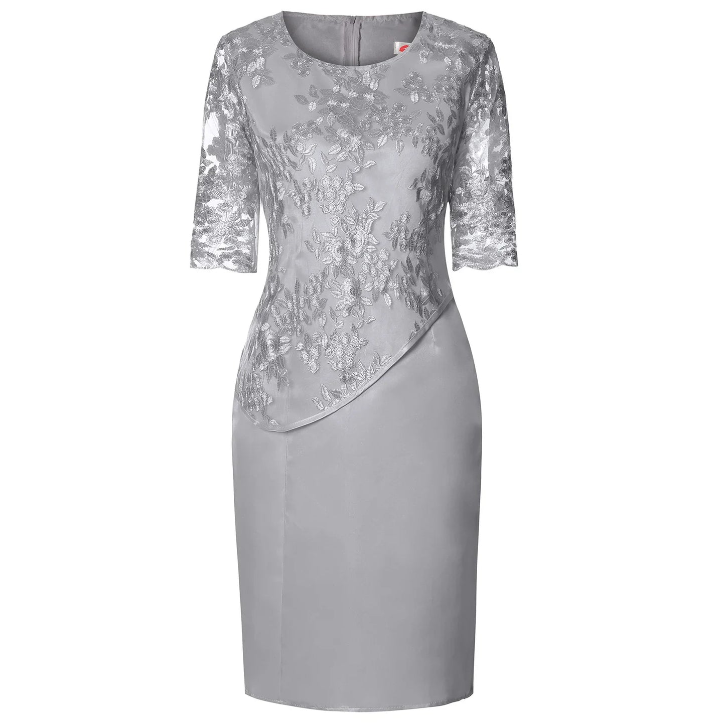 Sloane | Short-Sleeve Wrap Midi Dress