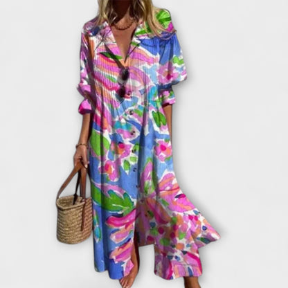 Livia | Floral Vacation Maxi Dress